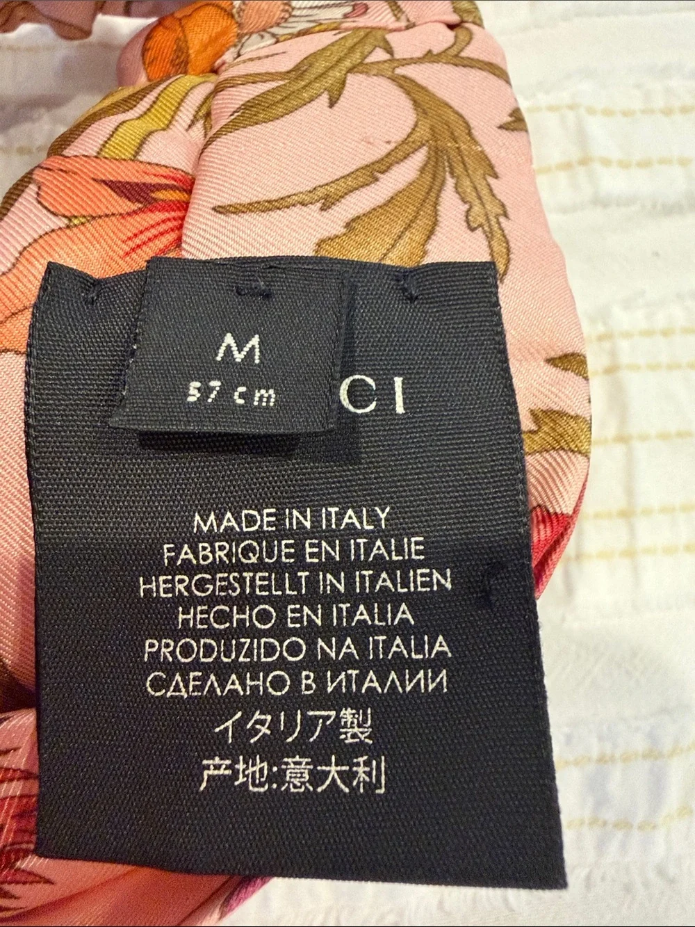 Gucci designer silk